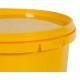 Емкость-контейнер одноразовая (желтого цвета) (для сбора органических отходов класса Б), 3,0 л., с индикатором вскрытия.