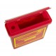 Емкость-контейнер одноразовая (красного цвета) (для сбора острого инструментария класса В), 0,25 л